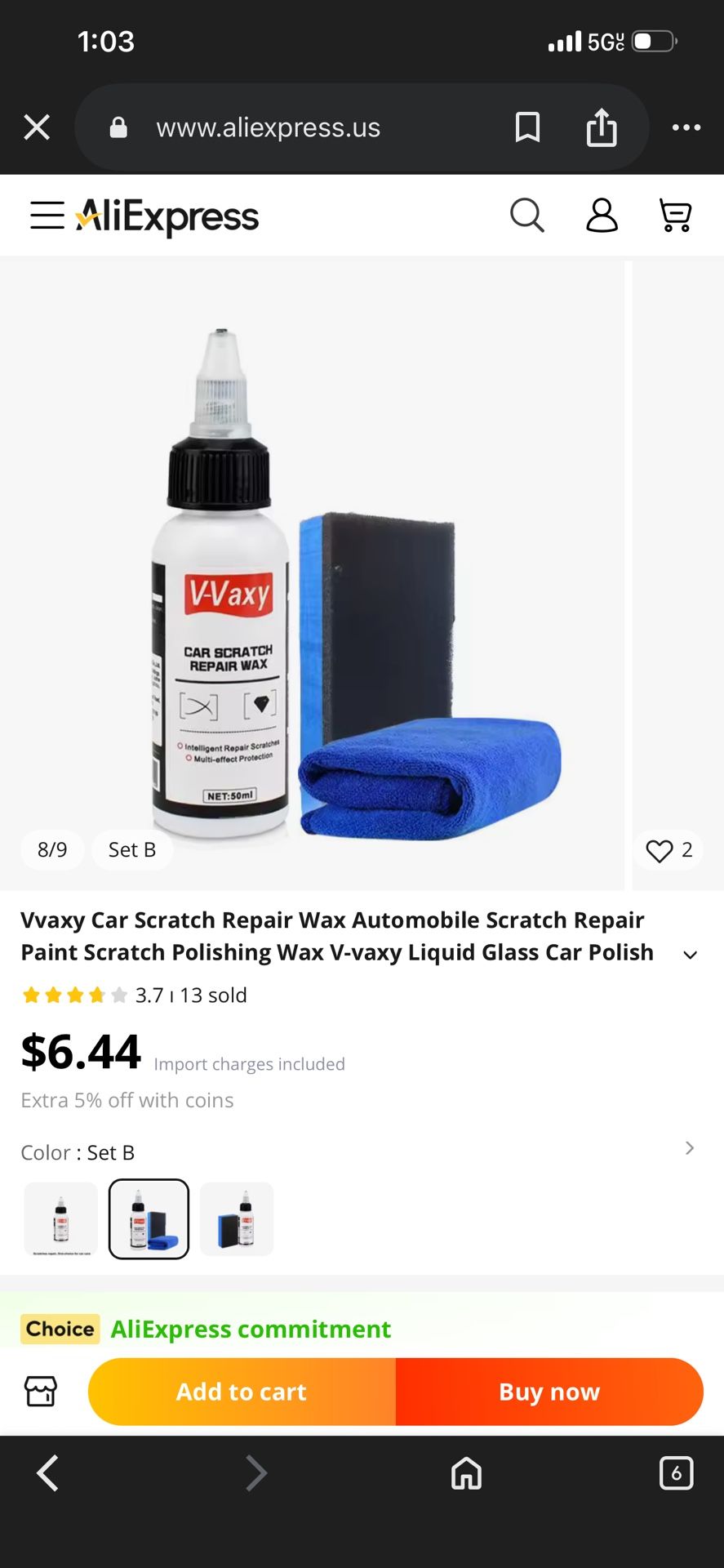 Vvaxy Car Scratch Repair Wax Automobile Scratch Repair Paint Scratch Polishing Wax V-vaxy Liquid Glass Car Polish Auto Accessory