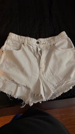 White Denim Cutoff Jean Shorts