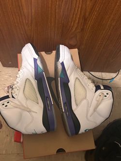 Jordan grape 5s sz 11.5