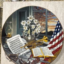 Unique Patriotic Americana Collector Plate - NEW!!