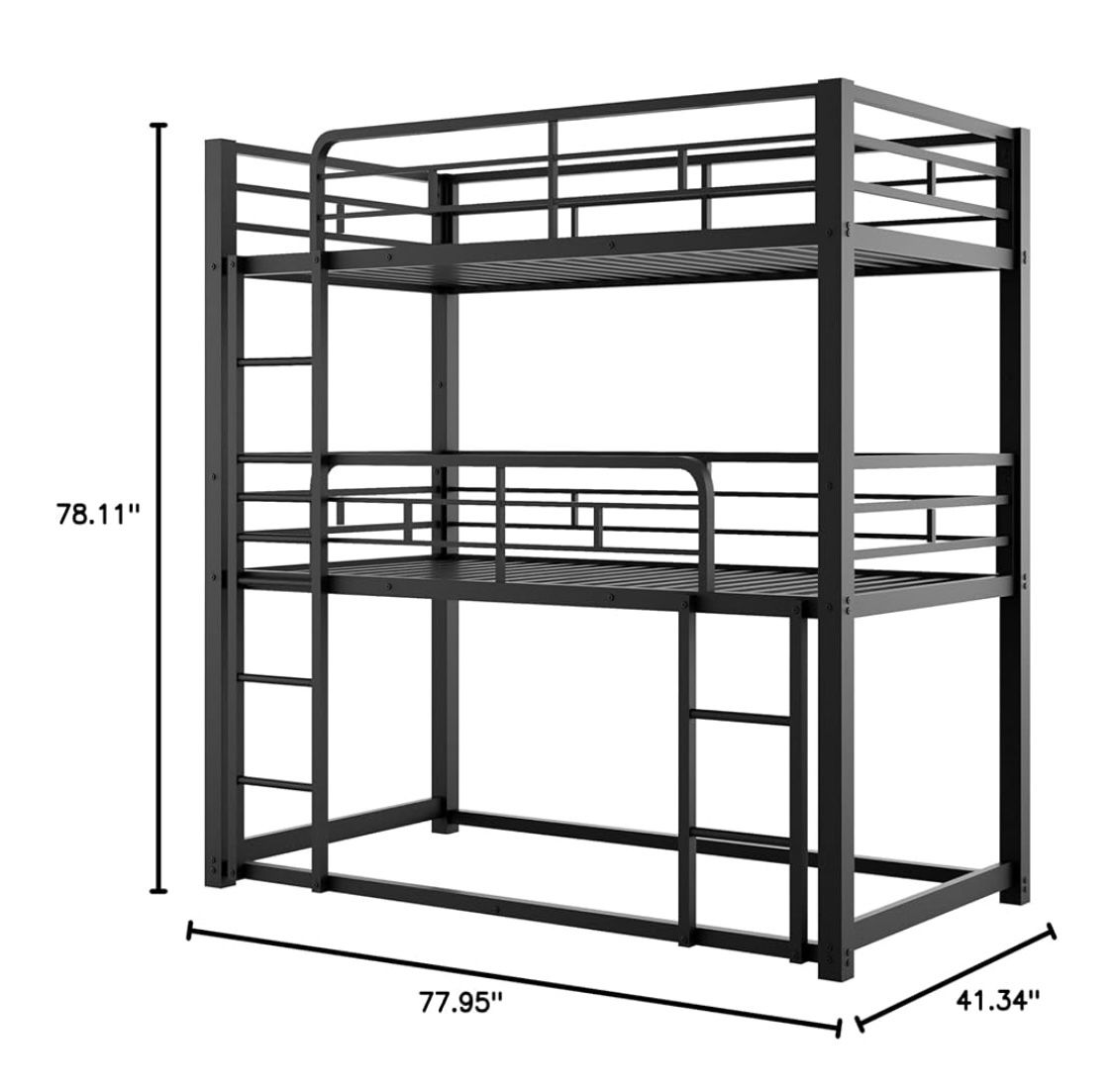 Triple Twin Bed Frame
