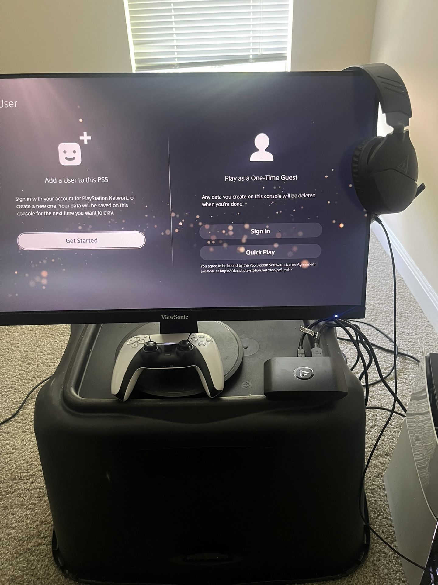 Console Gaming Set Up