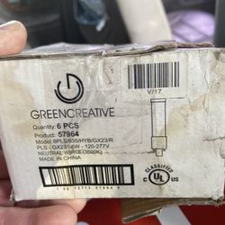 Green Creative Light Bulbs