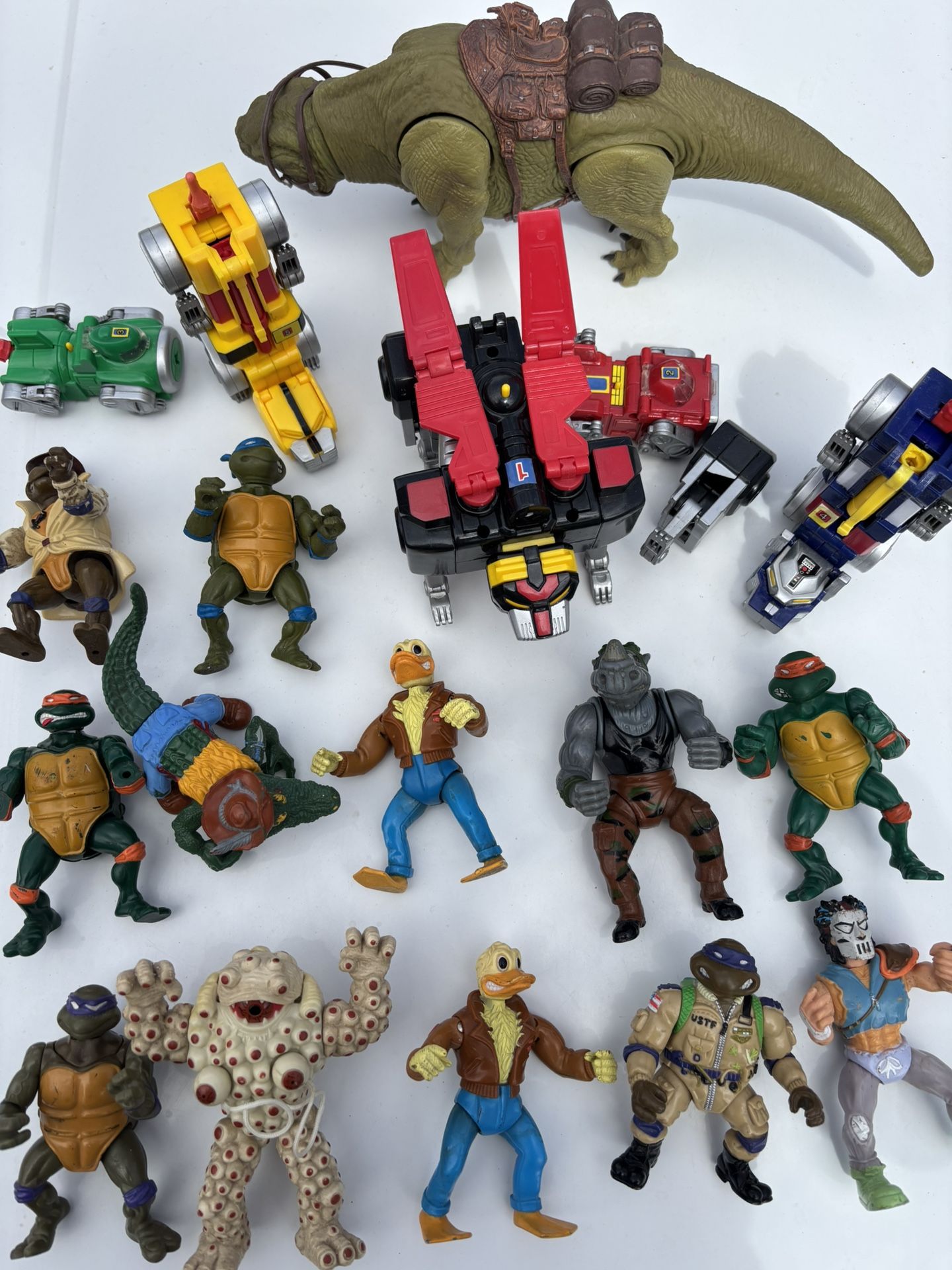 Vintage Lot Of 80s/90s tmnt/voltron Toys
