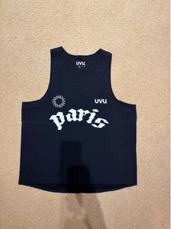 UVU Training Club Paris Running Vest – Black Performance Race Singlet