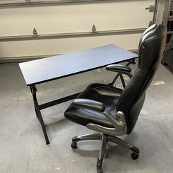 Ikea Desk And Staples Chair