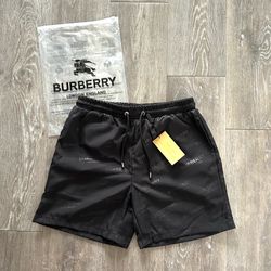 Black swim shorts