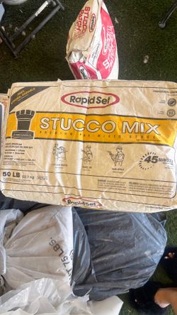 Stucco mix yellow
