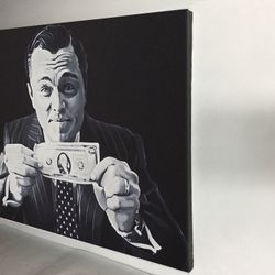   Canvas wall decoration 30”x42”. Brand new we can make it in different sizes, from  4.5”x4.5” to 30”x66”, Wood frame and sprayed with glossy clear co