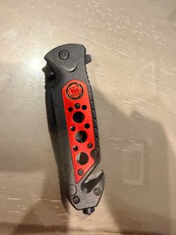 Firefighter Tactical Folding Pocket Knife