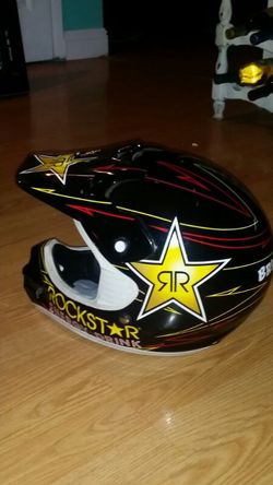 Rock star helmet. .youth size med....good condition!