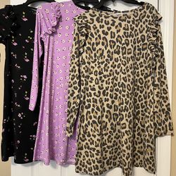 Girls -Set Of 3 Dresses, Size 10-12 $15.00