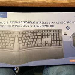 Ergonomic Keyboard With Palm Rest