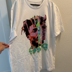 Vlone Juice Wrld White Tee