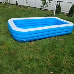 Premium Inflatable pool 10ft x 5ft x 20in. For kids and adults