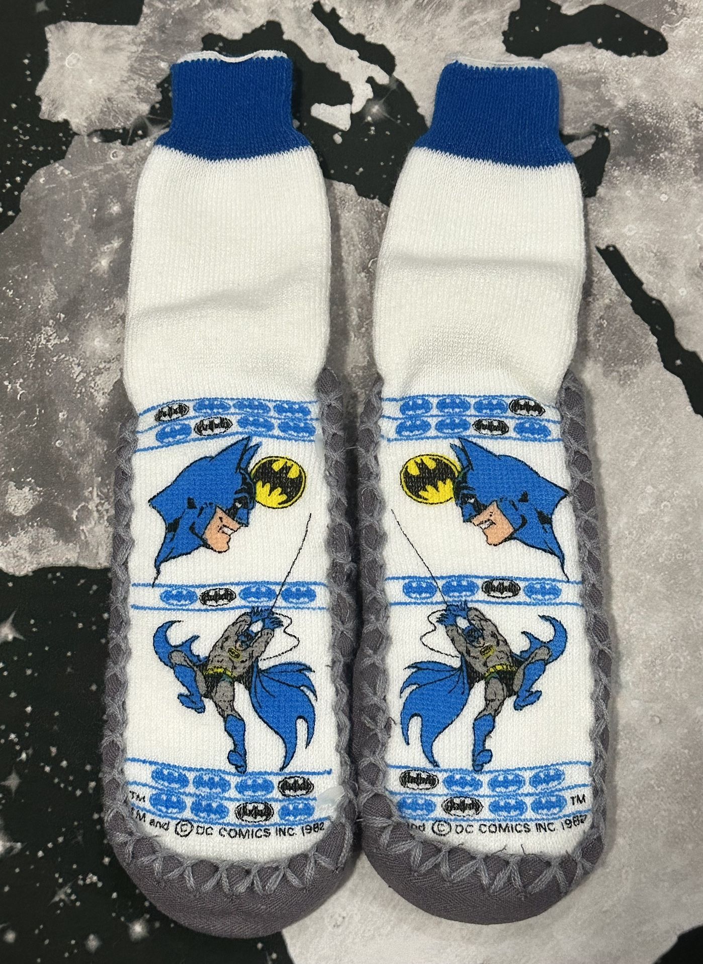 Batman 1982 Slipper Socks