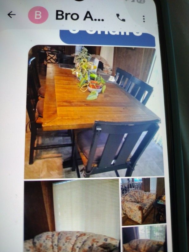 Beautiful Solid Wood Dining Table