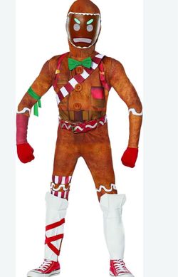Kids costume Fortnight Gingerbread man