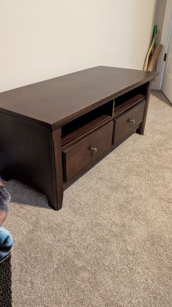 Pottery Barn Entertainment center/ Stand With Storage Excellent Condition 48X21X17 $180**