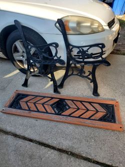 Cast iron Bench legs