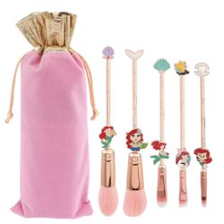 Brand New Little Mermaid Makeup Brushes The Set