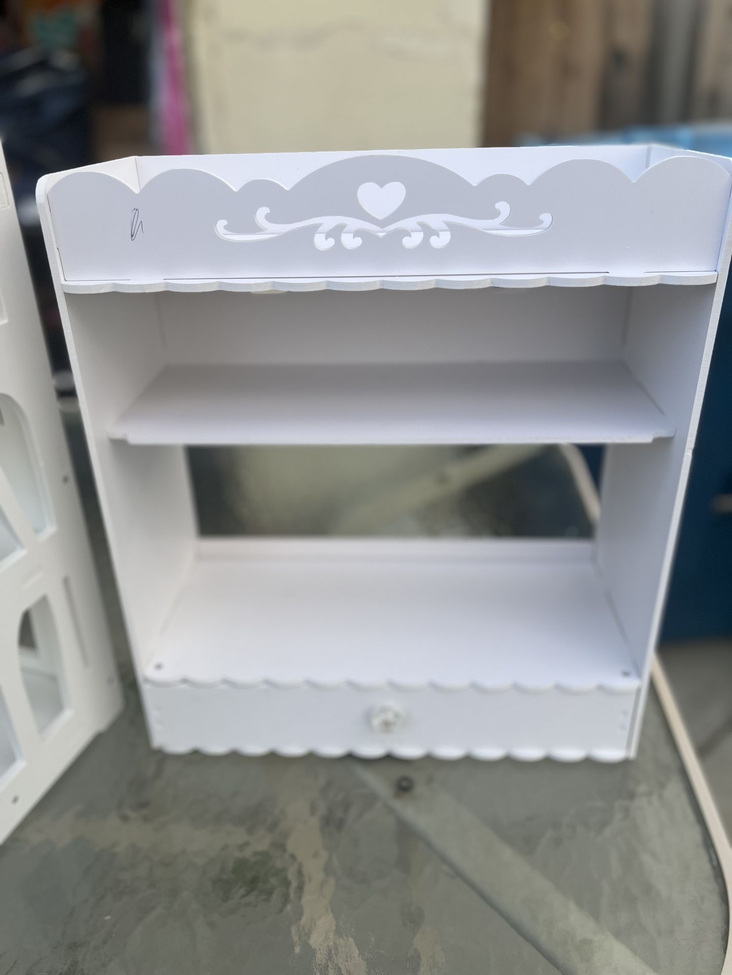 Hanging Shelf With Drawer For Kids Room 17.25x15.3x7