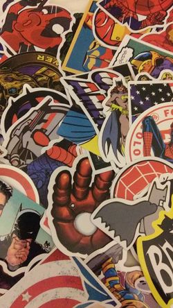MARVEL DC COMICBOOK STICKERS