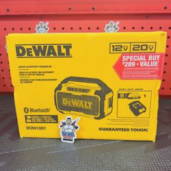 DEWALT 20V MAX Bluetooth Speaker Kit with 2.0 Ah Battery and Charger