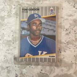 Tom Gordon 1989 Baseball Card 