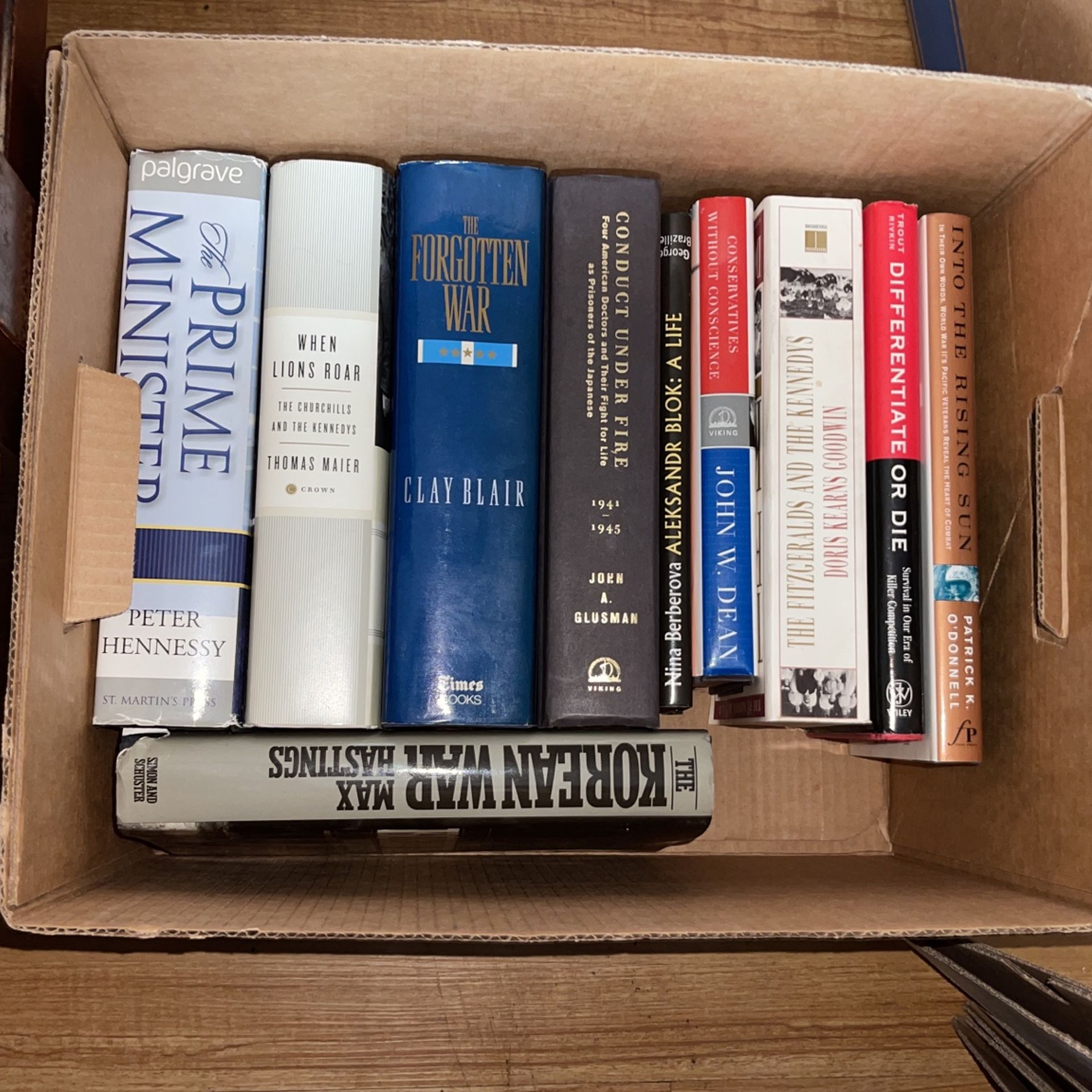 New Years Sale Bundle Of 10 Quality Hardcover Of Kennedys Political Korean War