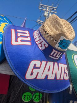 New York Giants Straw Hat