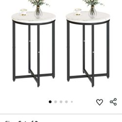 Set Of Two Sides Table/ Nightstand Brand New 