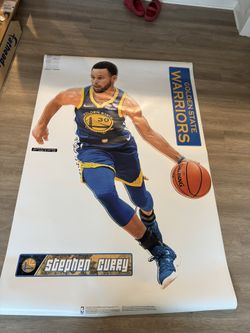 Brand New Steph Curry Full-Size Fathead Wall Poster!