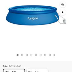 10x30 Funsicicle Pool With Pump