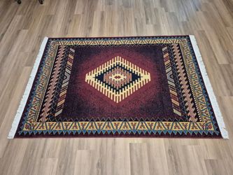 Woven area rug
