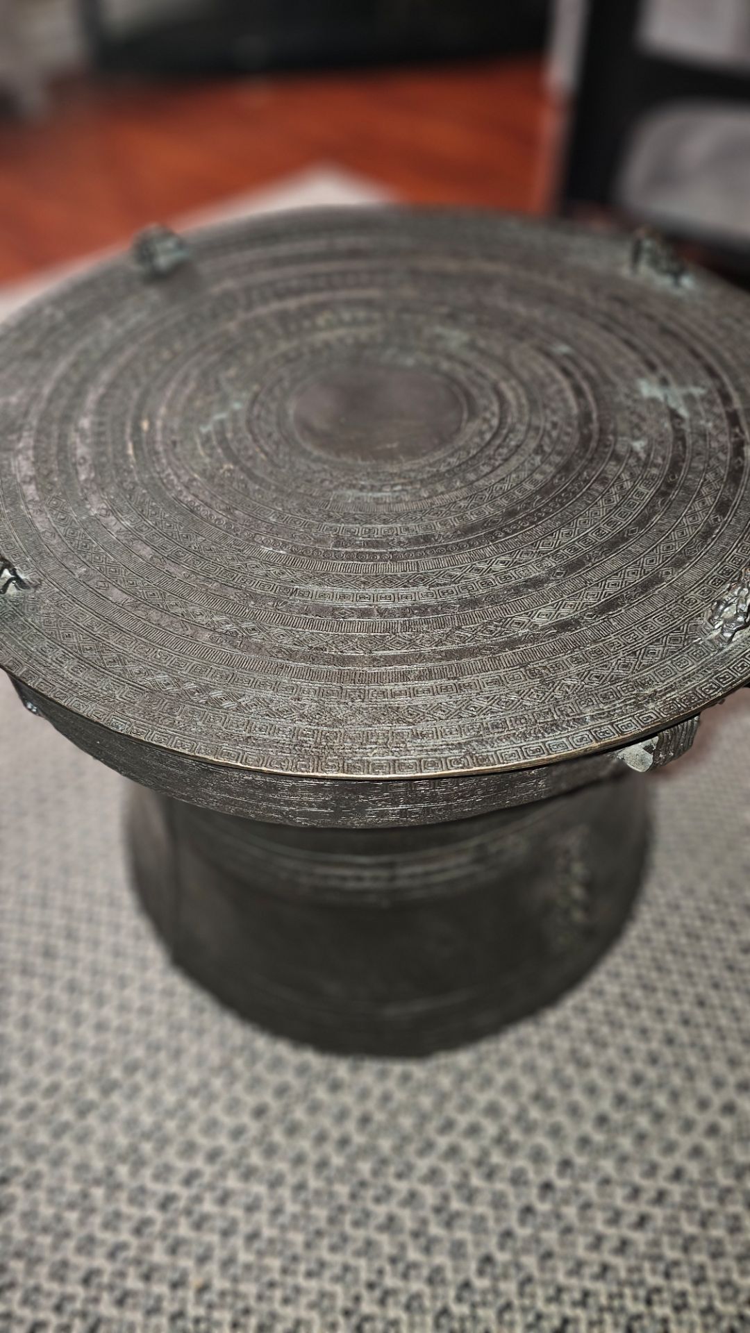 Southeast bronze rain drum
