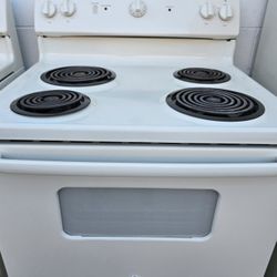 GE STOVE BEIGE WORKS PERFECTLY 