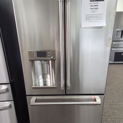 22.2 cu. ft. Smart French Door Refrigerator with Hot Water Dispenser in Stainless Steel, Counter Depth and ENERGY STAR