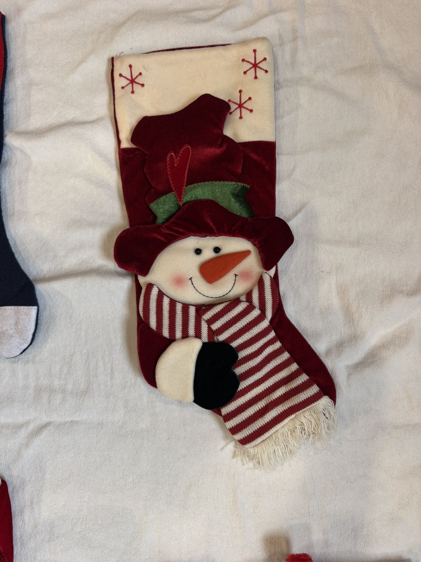 Snowman Gift Stocking