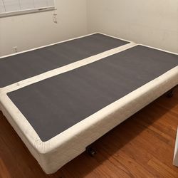 Moving sale , king size box springs and frame , must pick up by Friday