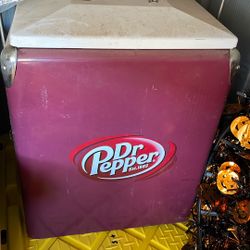 Dr Pepper Ice Chest Retro