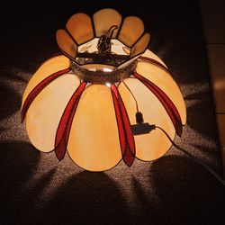 Vintage Hanging Tiffany Lamp