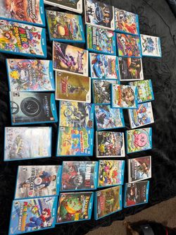 wii u/wii game lot