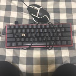 Red Dragon Keyboard Logitech Mouse 