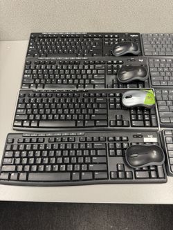 Logitech Wireless Keyboard And Mouse Sets! 