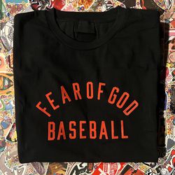Fear Of God Baseball T Shirt