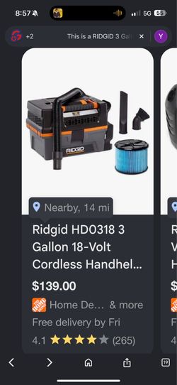 Cordless wet to dry vacuum - vacuum de batería