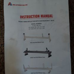 2021 AA Products Too many to list, look at instr manual