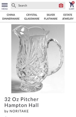 Noritake-Hampton Hall 32 Oz Pitcher