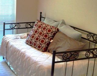 Twin daybed iron wrought frame